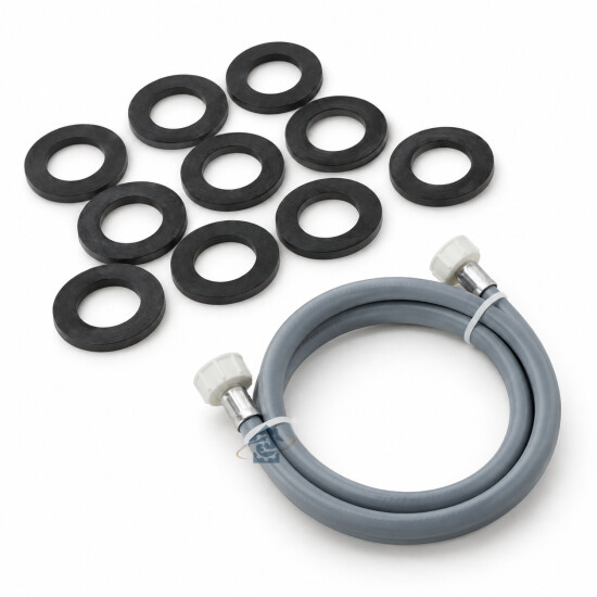 Tuyau d'arrivée d'eau universel pour lave-linge - L2000mm 3/4 F x 3/4 M