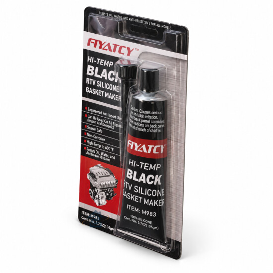 Silicone haute température noir en tube 85 g