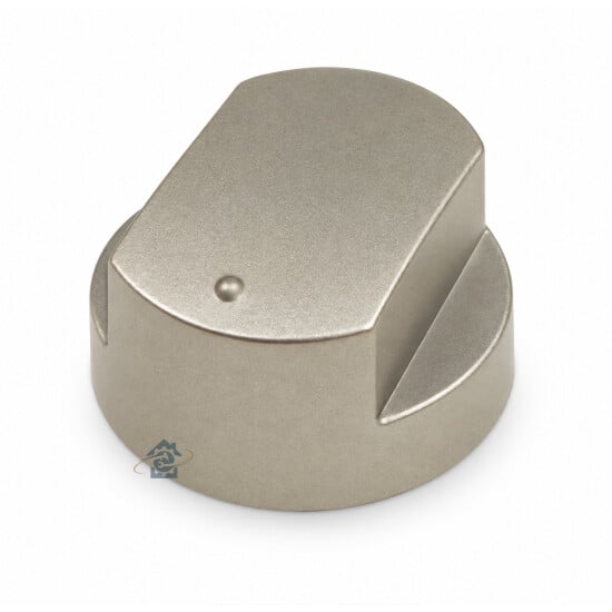 Bouton inox Whirlpool 481010732604 - Plaque de cuisson
