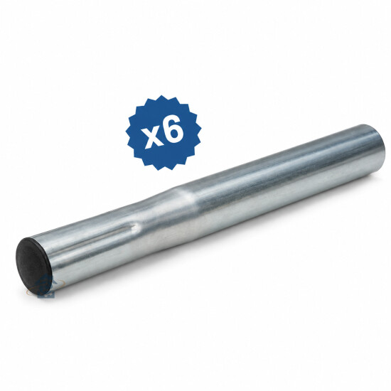 Servimat - Lot de 6 mâts emboîtables galvanisés 1,5 m - FRG1540