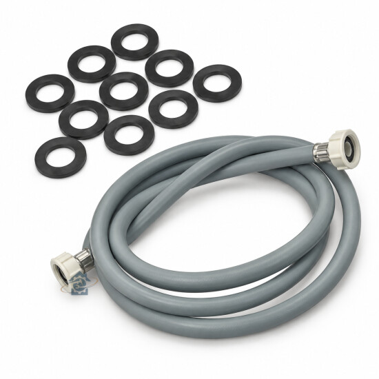 Tuyau d'arrivée d'eau universel raccords droits 3/4 F x 3/4 F - L3000mm