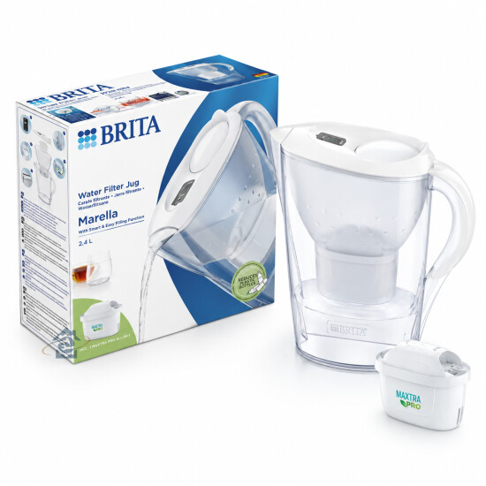 Brita Carafe filtrante blanche Marella ME4W MXpro - 1051118