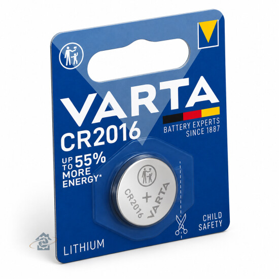 Pile bouton CR2016 3V Varta - 6016101401