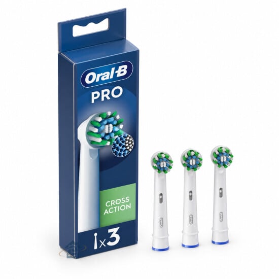 Braun Brossettes Cross Action Pro Blanc (x3)