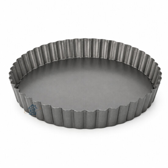 Moule à tarte en acier 25 cm Crealys - 507711