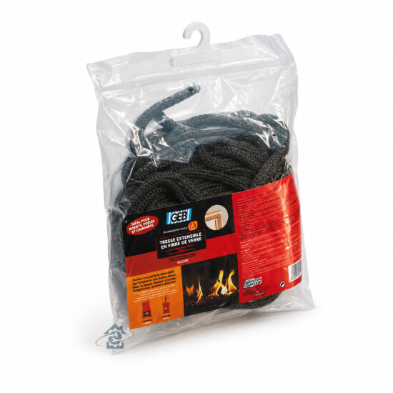 GEB - Tresse fibre de verre 5 m x 6 mm - 832390