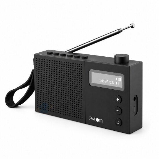 Radio portable FM/DAB/Réveil Evoom EV312200