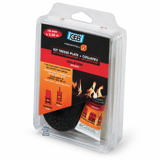 GEB - Tresse plate fibre de verre - 821593
