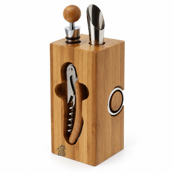 Pradel Bloc sommelier bois 5 pièces PE2223