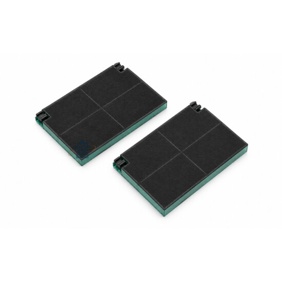 Lot de 2 filtres à charbon EFF49 / MCFE26 pour hotte Electrolux, AEG, Faure, Arthur Martin