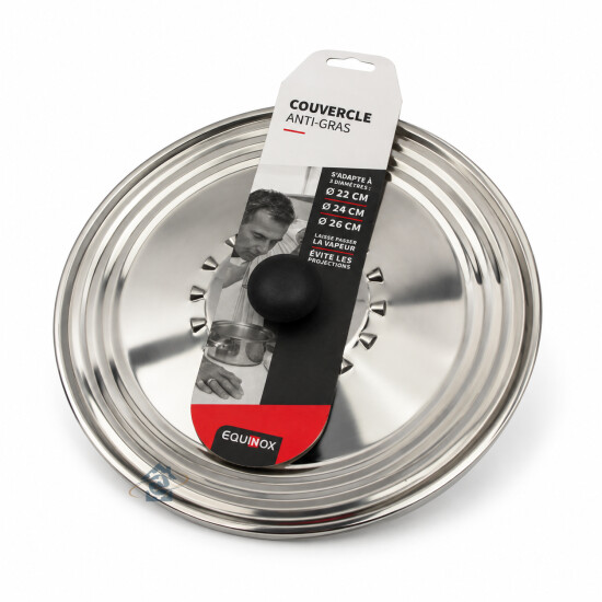 Couvercle inox 22-24-26 cm Selection SDS - 141432
