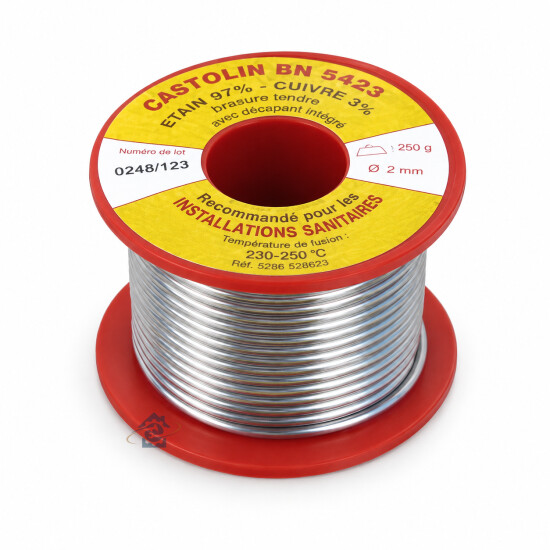 Castolin Brasure Étain Âme Décapante 5423BN 2002P
