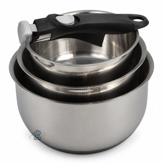 Schumann - Lot de 3 casseroles inox 16/18/20 cm - SBM1000400