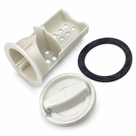 Filtre de vidange lave-linge Whirlpool, Bauknecht, KitchenAid - 484000000928