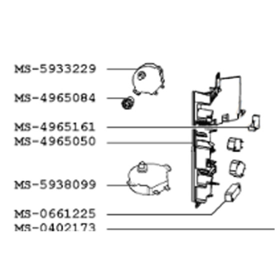 Moteur plateau (repère MS-5938099) MS-5938099