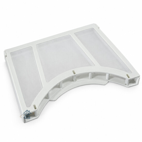 Filtre à peluches pour sèche-linge Whirlpool, Laden, Radiola, Far, Ignis, Selecline, Curtiss et autres - 481248128153 / 64060019