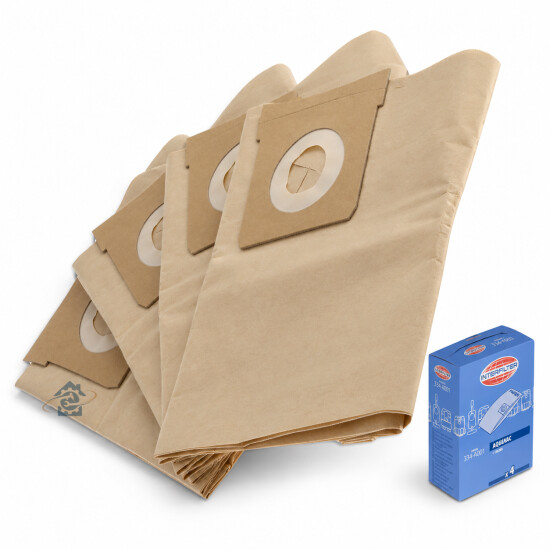 Boîte de 4 sacs microfibres pour aspirateur Aquavac, Goblin, Mac Allister, Shop Vac - 35601511