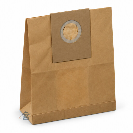 Sacs papier pour aspirateur EIO, SOLAC, OMEGA et autres — lot de 6 (09720178)