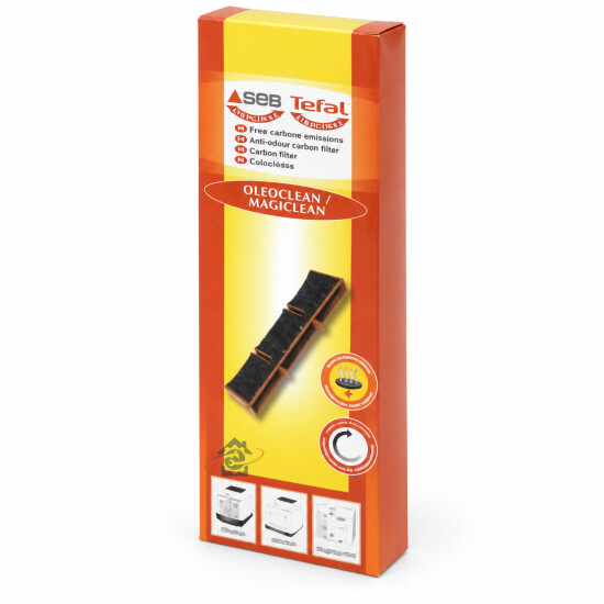 SEB - Lot de 3 filtres carbone pour friteuse - 983863