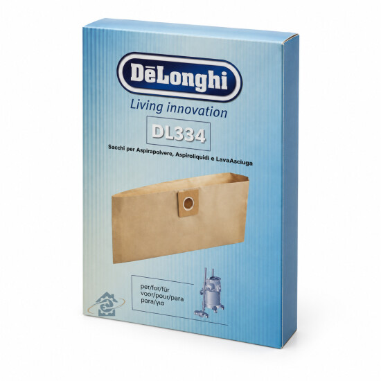 DeLonghi - Lot de 5 sacs + 1 filtre pour aspirateur - 5591113400