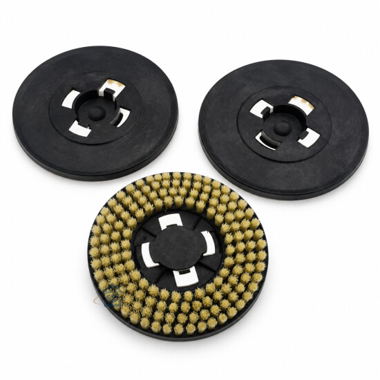 Hoover - Lot de 3 brosses cireuses jaunes - 09410549