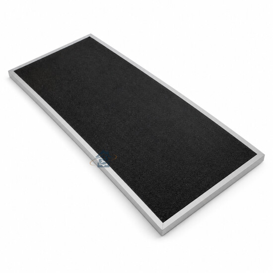 Filtre charbon rectangulaire FCH414 pour hotte Rosieres, De Dietrich, Candy - 93958585