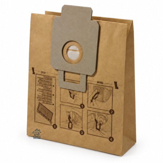 Sacs papier pour aspirateur Goblin et Glenan - Lot de 5 (09200068)