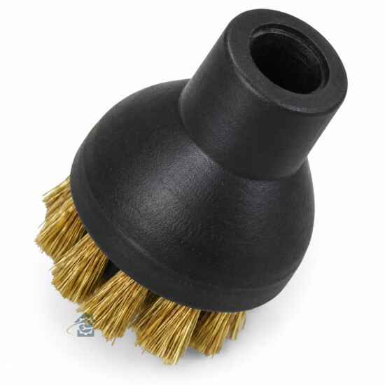 Brosse ronde laiton D28 pour nettoyeur vapeur Domena - 500350506