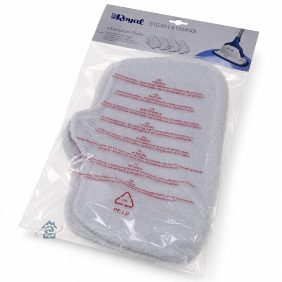 Lot de 4 chiffons microfibres aspirateur Dirt Devil 0350001