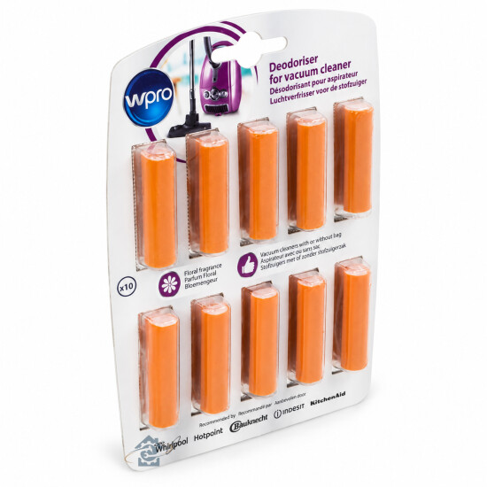 Bâtonnets odorisants senteur florale pour aspirateur WPRO - Lot de 10 (484000008606)