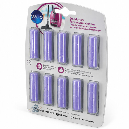 Bâtonnets odorisants lavande pour aspirateur WPRO (lot de 10)