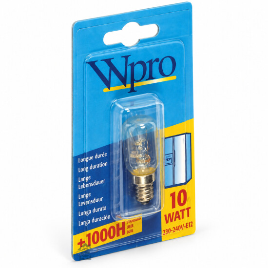 Ampoule distributeur E12 T22 10W 220V Whirlpool - 481281728356