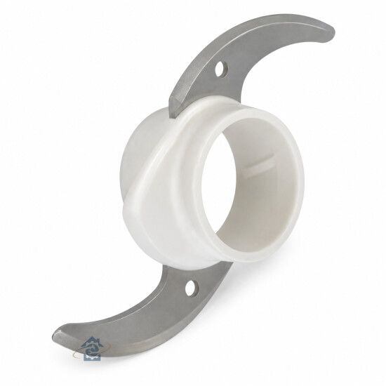 Couteau blanc pour bol hachoir robot ménager Moulinex / Krups / Seb XF910402