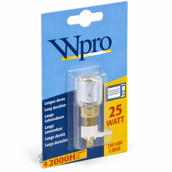 Ampoule T25 25W pour four micro-ondes - WPRO 484000000989