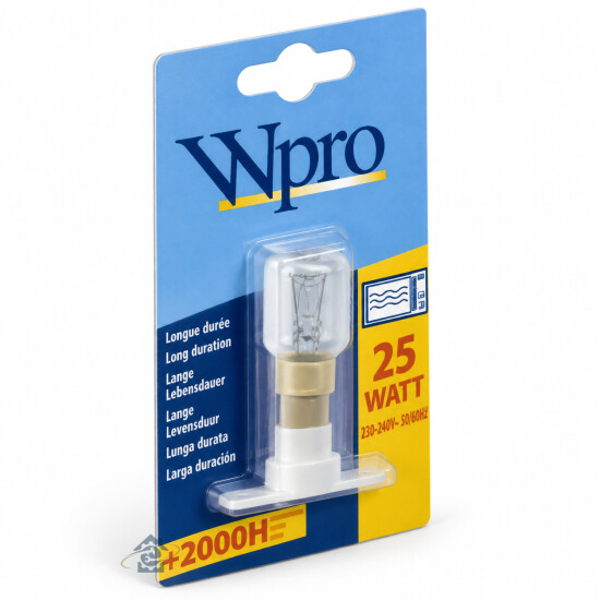 Ampoule T25 25W 220V pour four micro-ondes Whirlpool - 484000000987