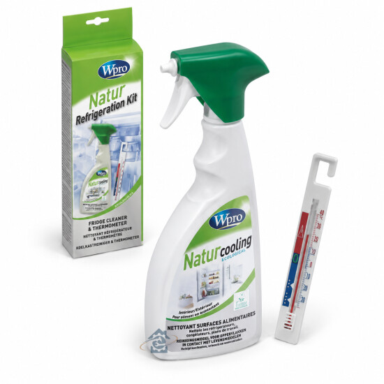 Kit nettoyant surfaces alimentaires + thermomètre réfrigérateur WPRO 480131000185