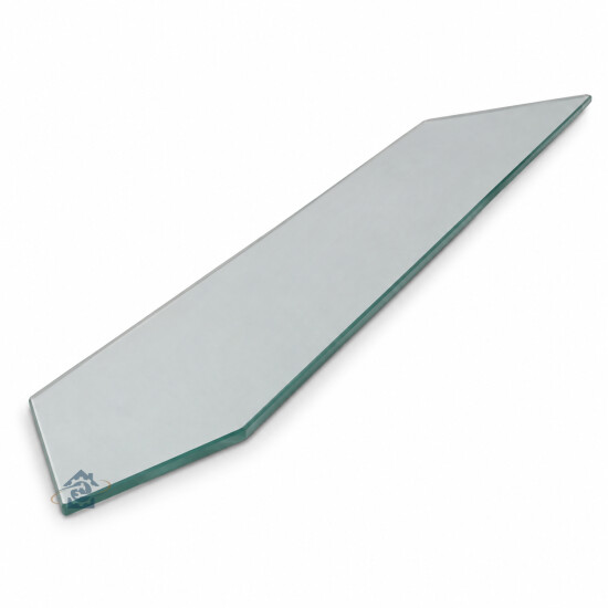 Clayette étagère en verre gris métal pour réfrigérateur Whirlpool / Ignis - 481245088469