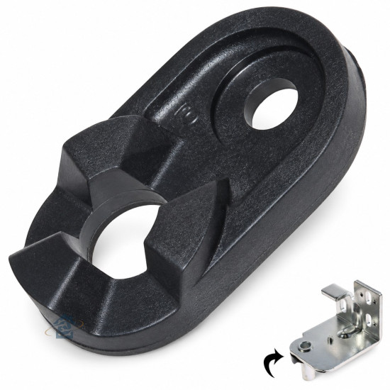 Support charnière inférieure pour réfrigérateur Whirlpool, Bauknecht, KitchenAid, Ignis - 481952838428