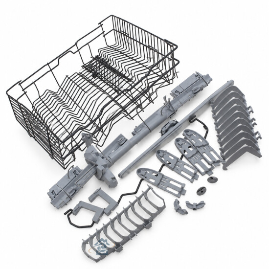 Panier supérieur lave-vaisselle Whirlpool / Bauknecht - 480131000223
