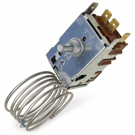 Thermostat à poussoir de dégivrage réfrigérateur Candy / Hoover / Rosieres / Iberna / Kelvinator - 92238005