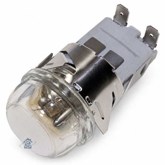 Hublot de lampe complet pour four et cuisinière Smeg - 696050082