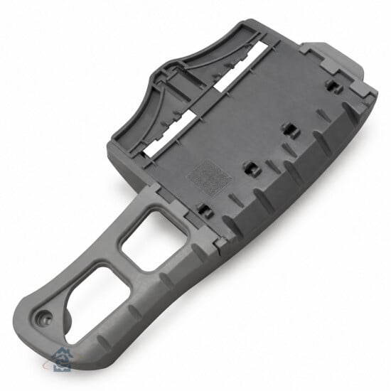 Enjoliveur gauche de panier supérieur lave-vaisselle Brandt / Fagor - VJ8A000N9