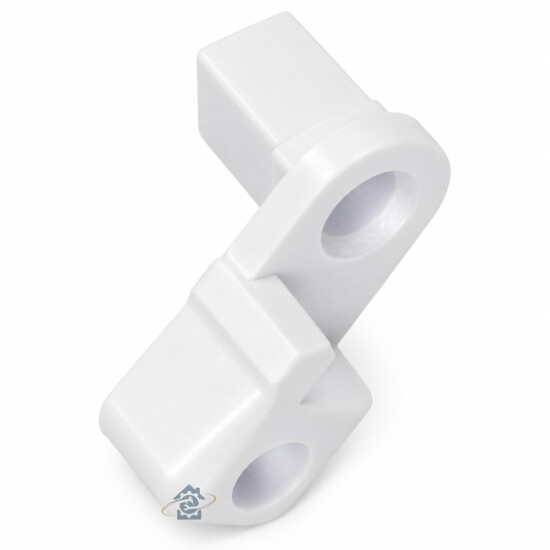 Capot de protection de charnière réfrigérateur / congélateur Whirlpool, Bauknecht, Laden, Ignis, Ikea - 481253288076
