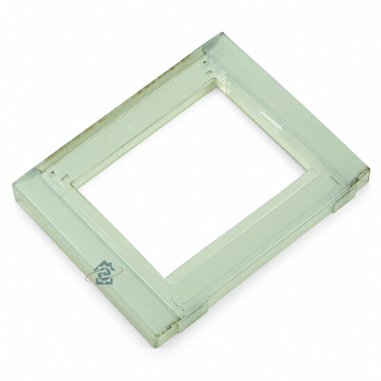 Vitre extérieure de porte blanche Sauter 77X8651