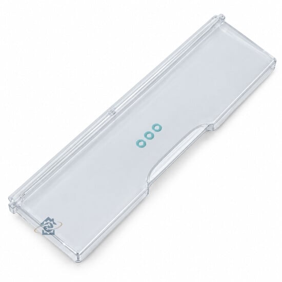 Couvercle de balconnet 403x110 mm pour réfrigérateur Electrolux, Arthur Martin, AEG - 2059296091