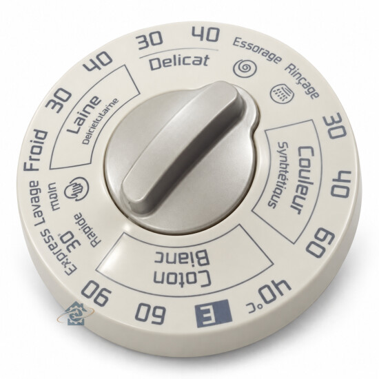 Bouton sélecteur de commande lave-linge Thomson / Viva 52X1557