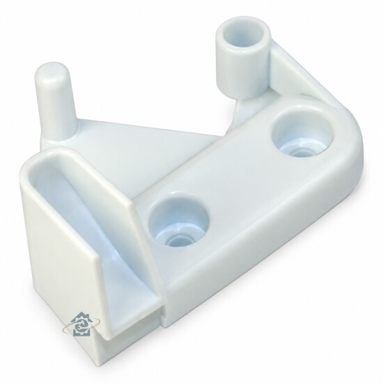 Butoir gauche de portillon blanc pour réfrigérateur/congélateur Indesit, Ariston Hotpoint - C00089633