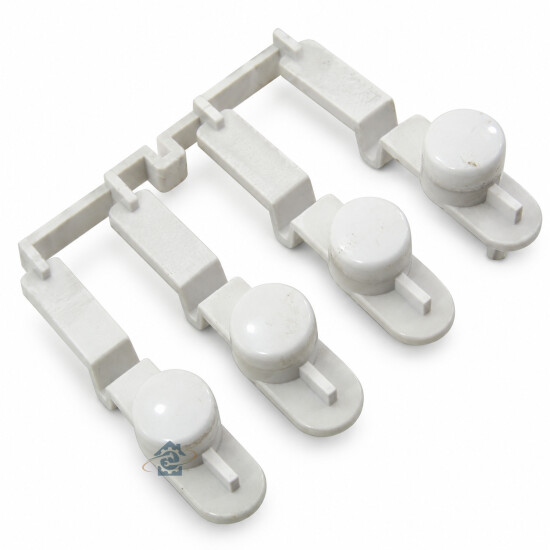 Jeu de 4 touches lave-linge Whirlpool / Indesit / Philips - 481241029501
