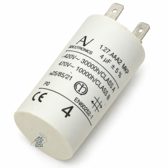 Condensateur 4 µF 470 V pour hotte Ariston Hotpoint - C00126362