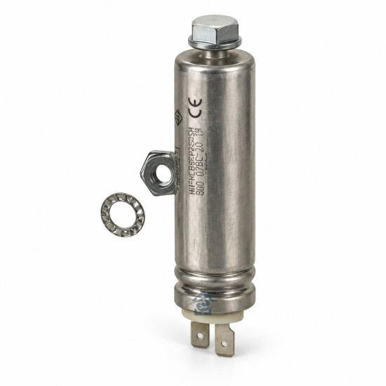 Condensateur 5µF 470V lave-vaisselle Siemens / Bosch / Miele - 00055114